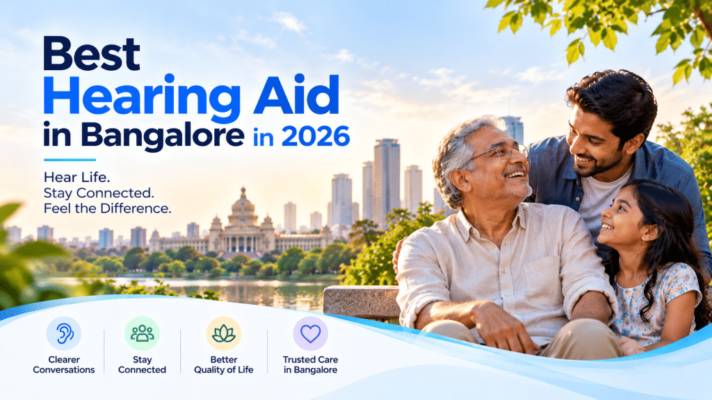Best hearing aid in Bangalore in 2026 – digital and rechargeable hearing aids at Hear Again