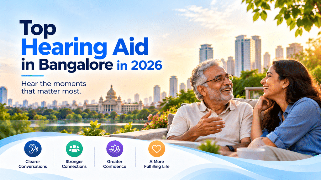 Top hearing aid in Bangalore in 2026 – digital, rechargeable and Bluetooth hearing aid options